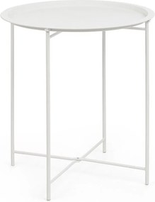 Oceľový okrúhly záhradný stolík ø 46 cm Austin – Bizzotto