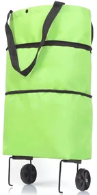 APT AG392 Nákupná taška na kolieskach 48x27cm zelená