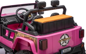 Ramiz Auto Jeep Monster ružové