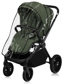 Lionelo - Kombinovaný kočík 3 v 1 MIKA PLUS Zelená oliva