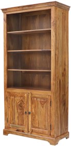 furniture-nabytek.cz - Rustikálna knižnica 100x200x45 z indického masívu palisander