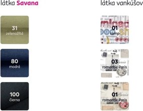 Rozkladacie kreslo s úložným priestorom Keny New - sivá / vzor