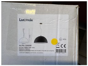 Lucande - Luster na lanku MALEO 1xE27/60W/230V