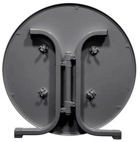 Kovový okrúhly záhradný jedálenský stôl ø 70 cm Pizarra – Dajar