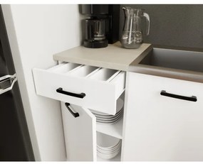 Kuchynská linka ARLEN 180 cm biela