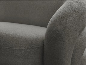 Sivá pohovka z textílie buklé 193 cm Elina – Bobochic Paris