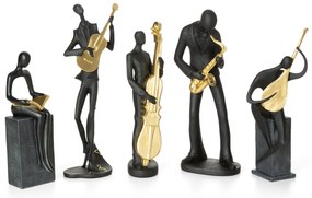 DEKORAČNÁ SOŠKA RICO 12X9X30 CM ČIERNA