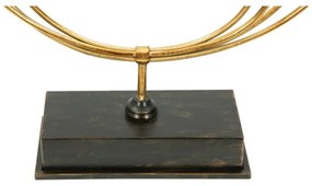 Svietnik v zlatej farbe Mauro Ferretti Iris