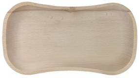 AMADEA Drevený servírovací podnos, masívne drevo, 30 cm