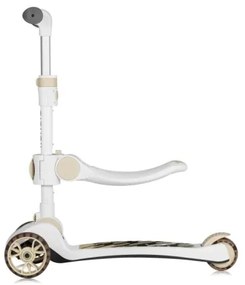 Lionelo - Detská kolobežka 2v1 FRANKY biela/béžová