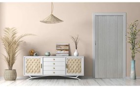 Skladacie dvere 004 07 sivý dub 80 cm