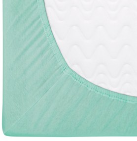 DETSKÉ JERSEY PRESTIERADLO 039 80X160 CM MENTOLOVÉ