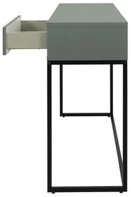 Konzolový stolík pili 118 x 36 cm sivozelený MUZZA