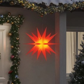 Vianočné svetlá s LED 3 ks skladacie červené 100 cm 3190447