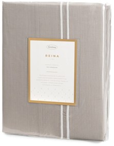 RENFORCÉ OBLIEČKY REINA38 160X200 CM, 2 KS 70X80 CM BÉŽOVÉ