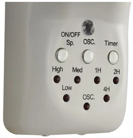 Lucci Air 213128EU - Nástenný ventilátor BREEZE 55W/230V biela + diaľkové ovládanie