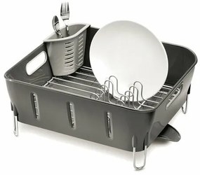 Simplehuman Odkvapkávač na riad Compact, sivá