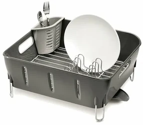 Simplehuman Odkvapkávač na riad Compact, sivá