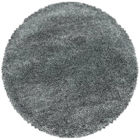 Sivý okrúhly koberec ø 120 cm Fluffy – Ayyildiz Carpets