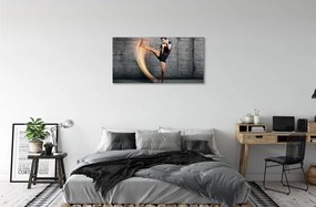 Obraz canvas žena cvičenec 120x60 cm
