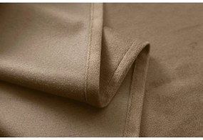 Svetlohnedý zatemňovací záves VELVET 140x250 cm Zavesenie: Kovové krúžky