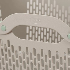 Svetlohnedý plastový kôš na bielizeň 45 l – Addis