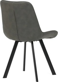 Jedálenská stolička sivá HC-V3066 GREY3
