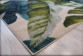 Koberec Green Garden 747 s motívom listov – viacfarebný Rozmer: 80x150 cm