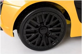 LEAN CARS Audi R8 Spyder Batéria Auto žltá