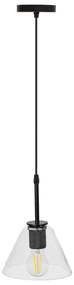 Toolight Toolight, závesné svietidlo 1xE27 APP1178-1CP, čierna, OSW-40014