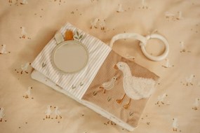 Závesná textilná knižka s aktivitami Newborn Naturals