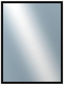 DANTIK - Zrkadlo v rámu, rozmer s rámom 60x80 cm z lišty FC čierna vysoká (2185)