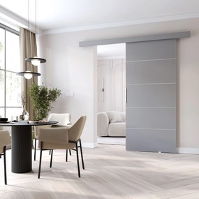 Posuvné interiérové dvere BARRET 2 - 86 cm, šedé