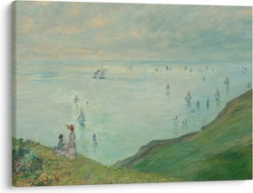 Obraz - Henri Fantin-Latour, Cliffs at Pourville, reprodukcia (70x50 cm)