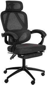 Design-Shop Kancelárska stolička Gander - Čierna