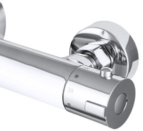 Gamma Termo, termostatická sprchová batéria so spodným 1/2" pripojením sprchy, chrómová, GMA-BTO-CH