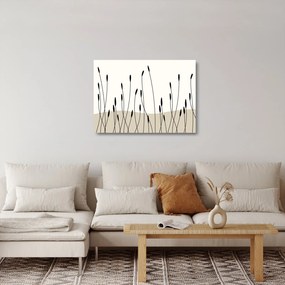 Sklenený obraz - Grafická lúka N⁰3 (70x50 cm)