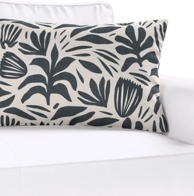 Karin - jednoduchá obliečka, 60x40cm farba produktu čierna látka zapletaná, vzorované
