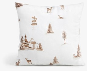 Goldea flanelová obliečka na vankúš - beskydy 40 x 40 cm