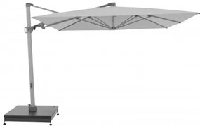 Knirps KNIRPS 320 x 320 cm - luxusný výkyvný záhradný slnečník s bočnou tyčou : Farba slnečníka - Světle šedá
