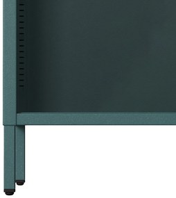 Nízky policový regál LUCA, 1000 x 900 x 350 mm, Modern: morská farba