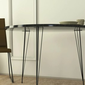 Jedálenský set Sandalf Royal Black and White