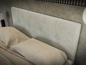 Kontinentálna posteľ 180 cm Ruffy (svetlosivá) (s matracom a úl. priestorom). Vlastná spoľahlivá doprava až k Vám domov. 1043448