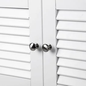 Biela kúpeľňová skrinka EIKE