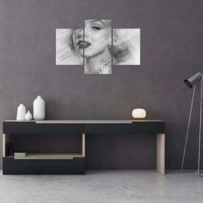 Obraz - Portrén Merilyn Monroe (90x60 cm)