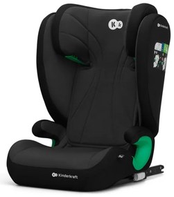 KINDERKRAFT - Autosedačka JUNIOR FIX 2 (100-150 cm) Graphite black