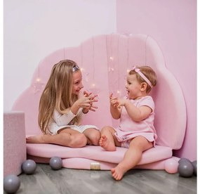 Penová hracia podložka mráčik: svetlosivá