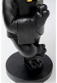 Bulldog príručný stolík čierny 34x55 cm