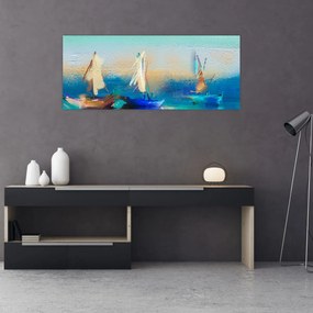 Obraz - Obraz krajiny, maľba (120x50 cm)