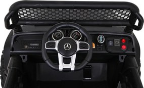 Ramiz Mercedes Benz Unimog pre deti Moro lak + pohon 4x4 + diaľkové ovládanie + batožinový priestor + pomalý štart + MP3 LED